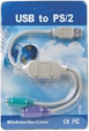 ADAPTADOR PS-2 PARA USB CONVERSOR